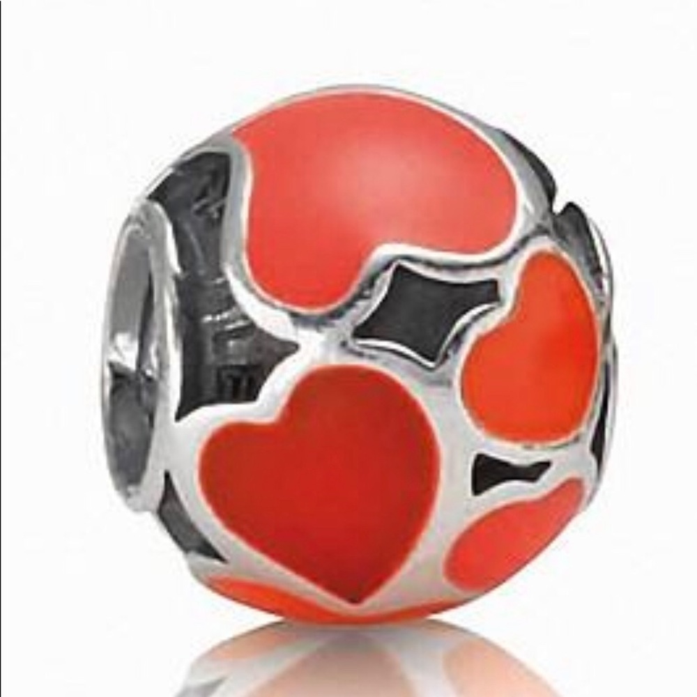 Pandora Red Hot Love charm